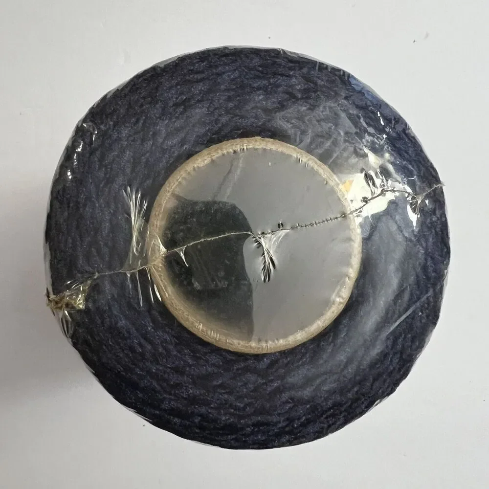 Vintage Florida Macrame Olefin Fiber Cord 4mm 100yds 300ft Herculon Navy Blue
